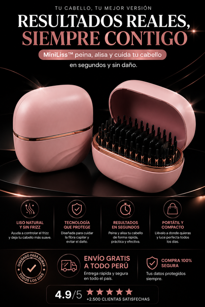 🌸 MiniLiss™🌸- Mini Alisador Portátil