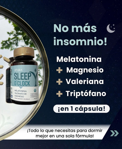 SLEEP O´CLOCK MELATONINA CON GLICINATO DE MAGNESIO