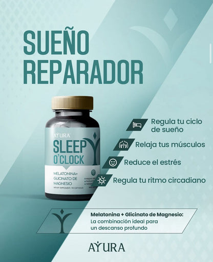 SLEEP O´CLOCK MELATONINA CON GLICINATO DE MAGNESIO
